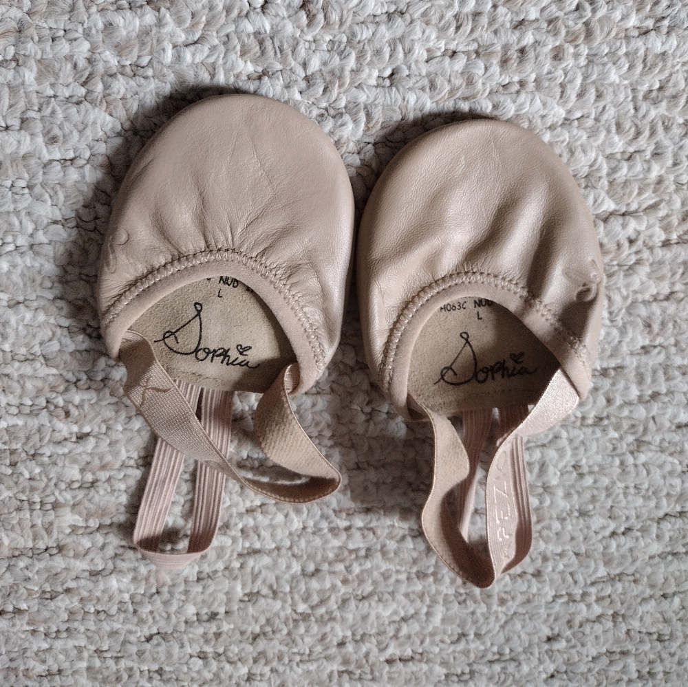 Capezio kids turning pointe half sole ballet shoes